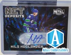 2020-21 Metal Universe Nils Hoglander Net Deposits Rookie Auto